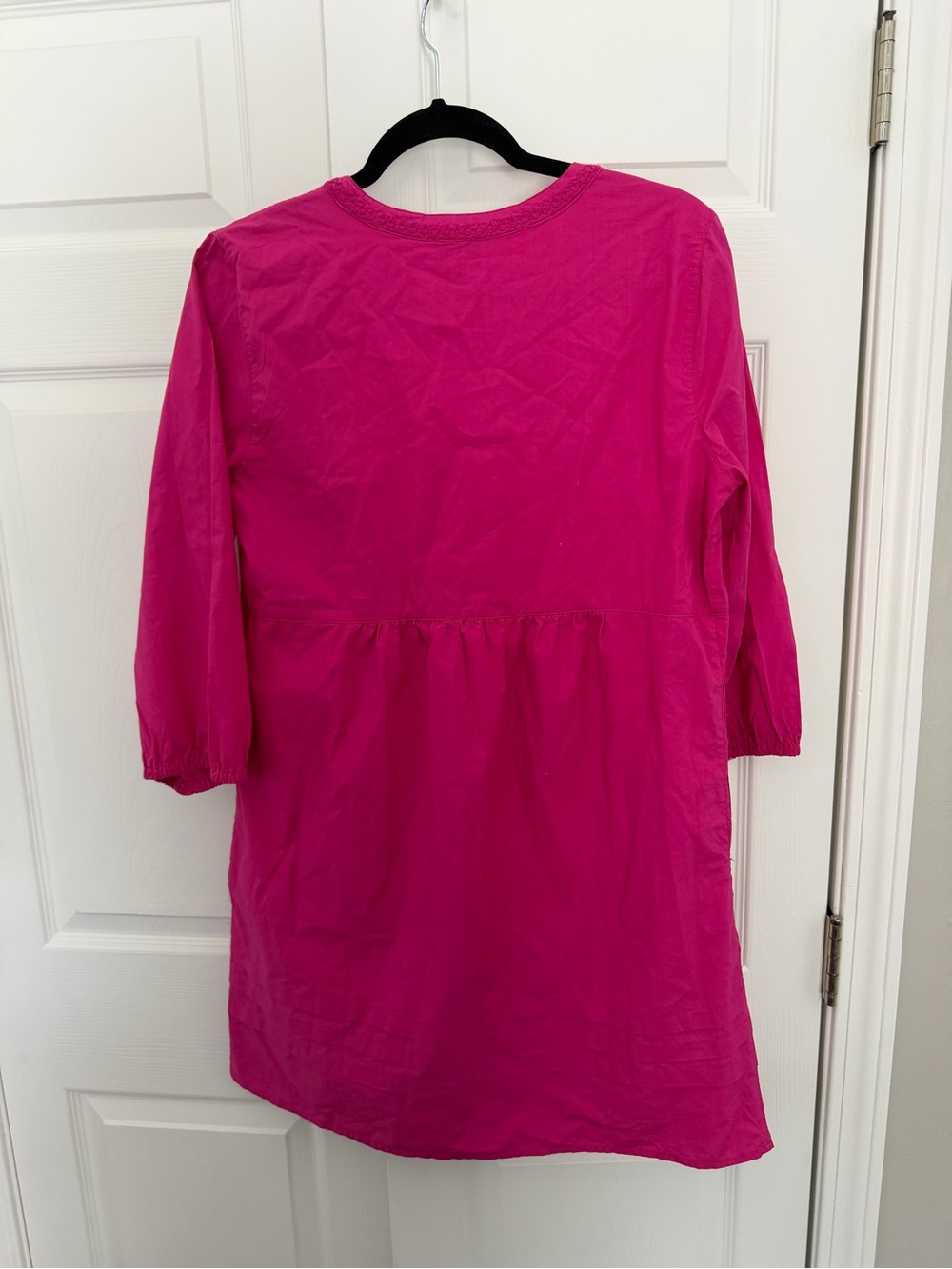 Tommy Bahama
Salina Key Poplin Split Neck Dress Tunic hot pink XS tall - Picture 6 of 8